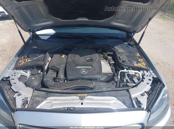 55SWF4KB8GU112912 2016 MERCEDES-BENZ C-CLASS Silver Вид ззаду