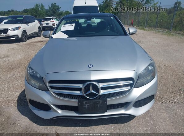 55SWF4KB8GU112912 2016 MERCEDES-BENZ C-CLASS Silver Вид щитка приладів