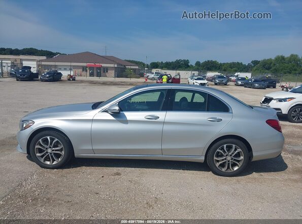 55SWF4KB8GU112912 2016 MERCEDES-BENZ C-CLASS Silver Панорамний вид салону 360°