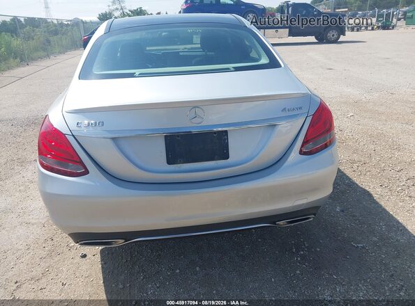 55SWF4KB8GU112912 2016 MERCEDES-BENZ C-CLASS Silver 