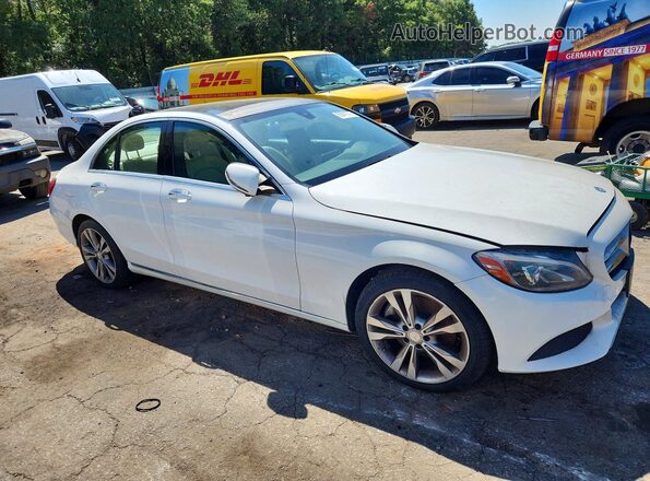55SWF4KB8HU180726 2017 MERCEDES-BENZ C White Առջևի աջ