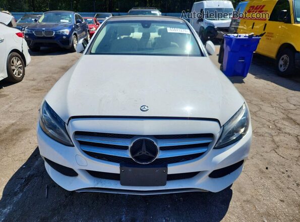 55SWF4KB8HU180726 2017 MERCEDES-BENZ C White Դիմացի տեսք