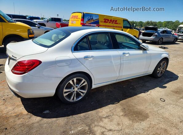 55SWF4KB8HU180726 2017 MERCEDES-BENZ C White Հետևի աջ