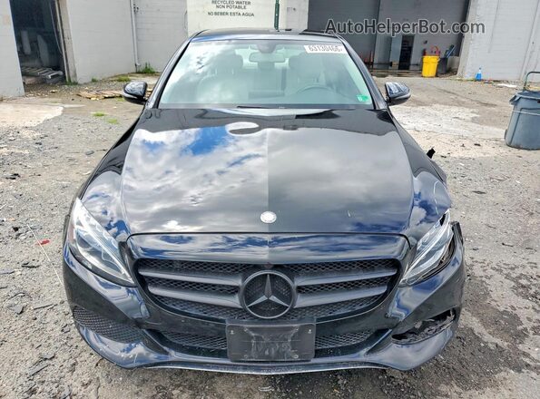 55SWF4KB8HU221341 2017 MERCEDES-BENZ C Black Vista frontal