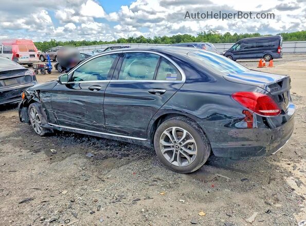 55SWF4KB8HU221341 2017 MERCEDES-BENZ C Black Trasero izquierdo