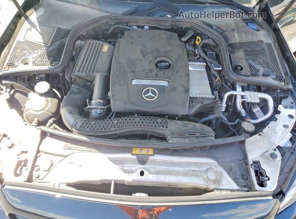 55SWF4KB8HU221341 2017 MERCEDES-BENZ C Black Vista interior trasera