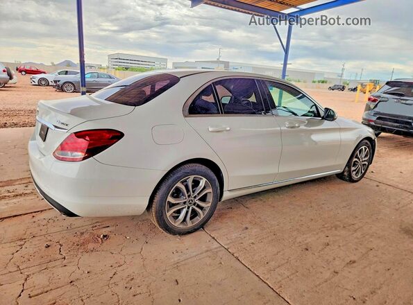 55SWF4KB8HU230461 2017 MERCEDES-BENZ C White Trasero derecho