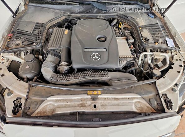 55SWF4KB8HU230461 2017 MERCEDES-BENZ C White Vista interior trasera