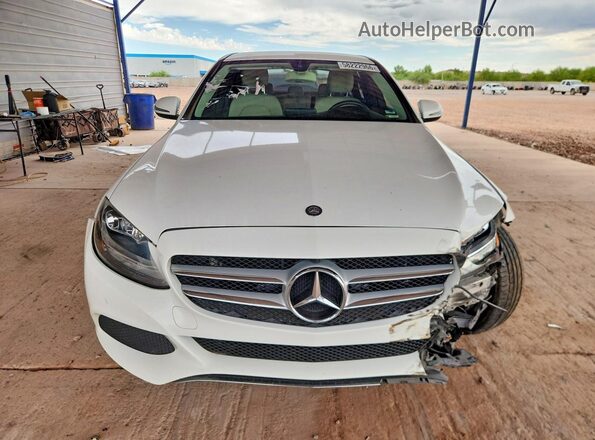 55SWF4KB8HU230461 2017 MERCEDES-BENZ C White Vista frontal