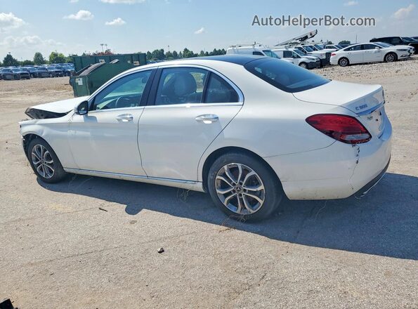 55SWF4KB8JU241837 2018 MERCEDES-BENZ C White უკანა მარცხენა
