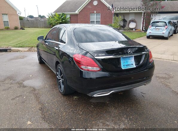 55SWF4KB9GU147359 2016 MERCEDES-BENZ C-CLASS Черный Задняя левая четверть