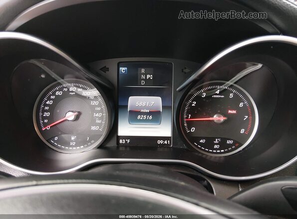 55SWF4KB9GU147359 2016 MERCEDES-BENZ C-CLASS Черный Вид задних сидений