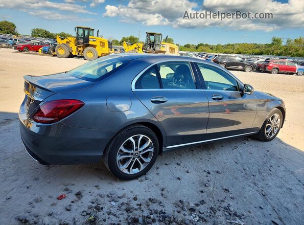 55SWF4KB9HU214916 2017 MERCEDES-BENZ C Gray უკანა მარჯვენა