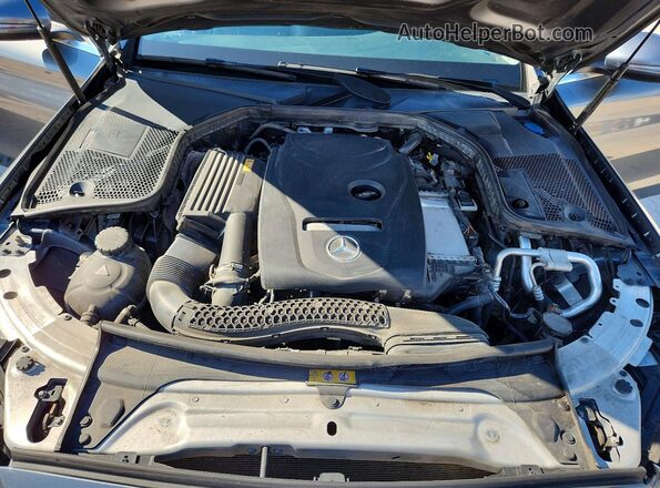 55SWF4KB9HU214916 2017 MERCEDES-BENZ C Gray უკანა სალონის ხედი