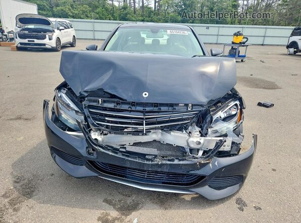 55SWF4KB9HU215922 2017 MERCEDES-BENZ C Черный Вид спереди