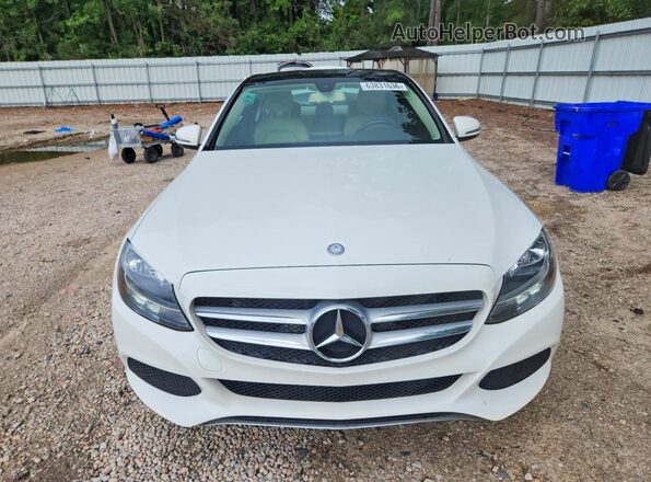 55SWF4KB9HU219789 2017 MERCEDES-BENZ C White Vista frontal