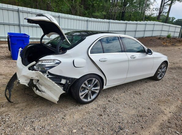 55SWF4KB9HU219789 2017 MERCEDES-BENZ C White Trasero derecho