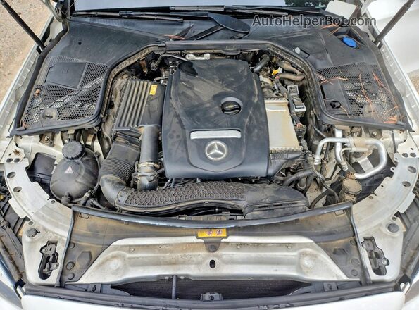 55SWF4KB9HU219789 2017 MERCEDES-BENZ C White Vista interior trasera