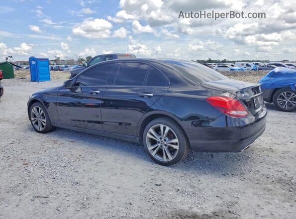55SWF4KB9HU221428 2017 MERCEDES-BENZ C-CLASS Black Tył prawy