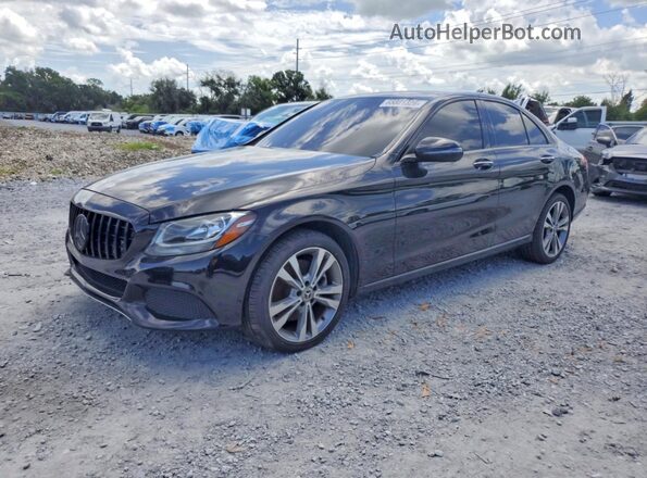 55SWF4KB9HU221428 2017 MERCEDES-BENZ C-CLASS Black Tył lewy