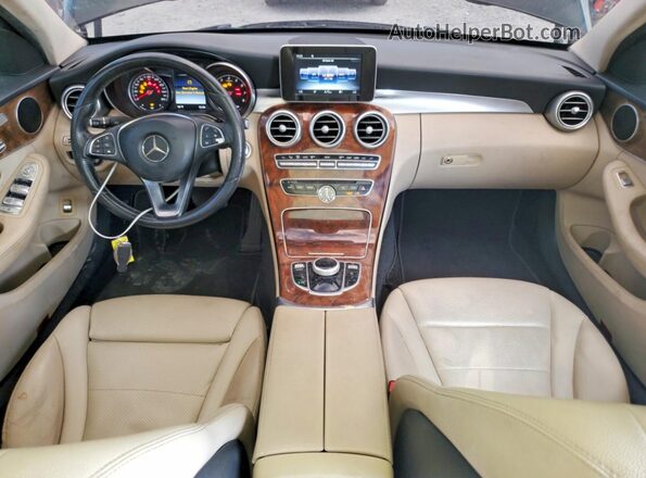 55SWF4KB9HU221428 2017 MERCEDES-BENZ C-CLASS Black Widok zestawu wskaźników