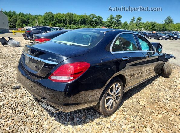 55SWF4KB9JU238929 2018 MERCEDES-BENZ C Black Задня права чверть