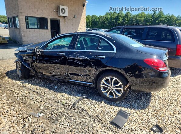 55SWF4KB9JU238929 2018 MERCEDES-BENZ C Black Задня ліва чверть