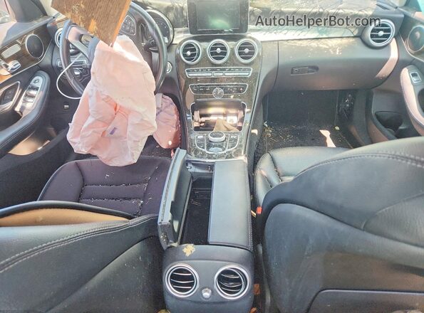 55SWF4KB9JU238929 2018 MERCEDES-BENZ C Black Вид панелі приладів