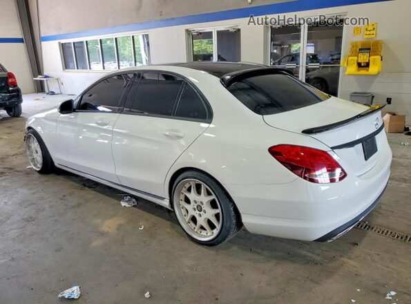55SWF4KBXGU136466 2016 MERCEDES-BENZ C White Հետևի ձախ