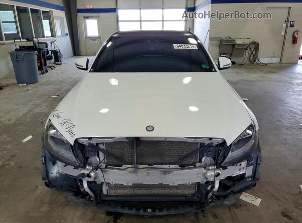 55SWF4KBXGU136466 2016 MERCEDES-BENZ C White Դիմացի տեսք