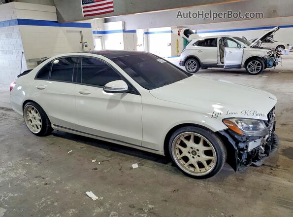 55SWF4KBXGU136466 2016 MERCEDES-BENZ C White Առջևի աջ