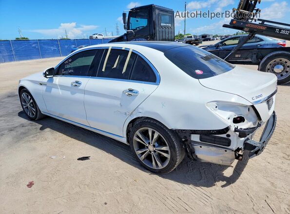 55SWF4KBXGU141974 2016 MERCEDES-BENZ C White Trasero izquierdo