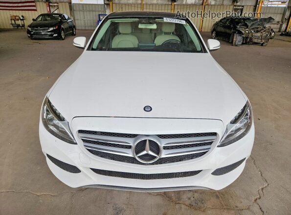 55SWF4KBXGU142445 2016 MERCEDES-BENZ C White წინა ხედი