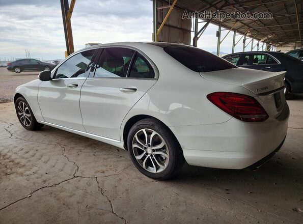 55SWF4KBXGU142445 2016 MERCEDES-BENZ C White უკანა მარცხენა