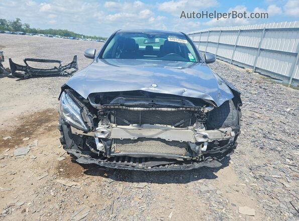 55SWF4KBXGU162825 2016 MERCEDES-BENZ C Gray Front view