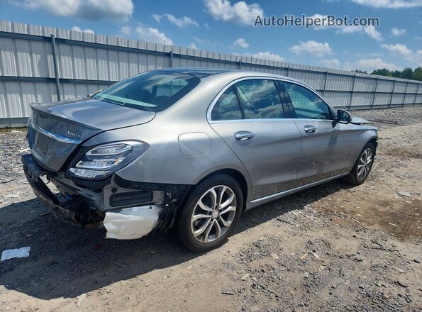 55SWF4KBXGU162825 2016 MERCEDES-BENZ C Gray Rear right