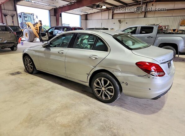 55SWF4KBXGU169600 2016 MERCEDES-BENZ C Серебряный Задняя левая четверть
