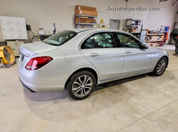 55SWF4KBXGU169600 2016 MERCEDES-BENZ C Серебряный Задняя правая четверть