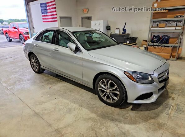 55SWF4KBXGU169600 2016 MERCEDES-BENZ C Серебряный Передняя правая четверть