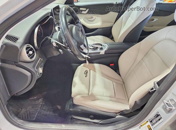 55SWF4KBXGU169600 2016 MERCEDES-BENZ C Серебряный Вид салона спереди