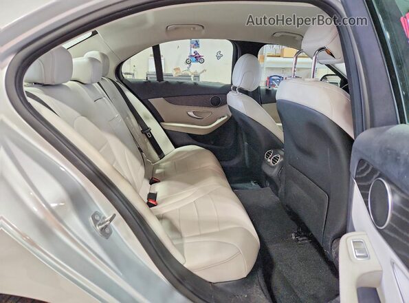 55SWF4KBXGU169600 2016 MERCEDES-BENZ C Серебряный Вид задних сидений