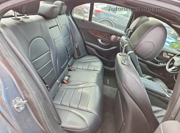 55SWF4KBXHU195406 2017 MERCEDES-BENZ C Gray Հետևի նստատեղերի տեսք