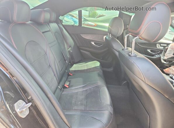 55SWF6EB0HU214360 2017 MERCEDES-BENZ C Black Հետևի նստատեղերի տեսք