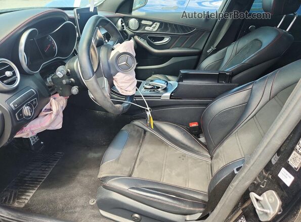 55SWF6EB0HU214360 2017 MERCEDES-BENZ C Black Սալոնի դիմացի տեսք