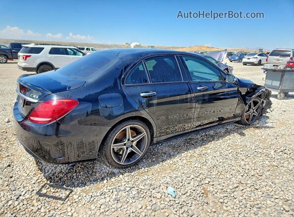 55SWF6EB0HU214360 2017 MERCEDES-BENZ C Black Հետևի աջ