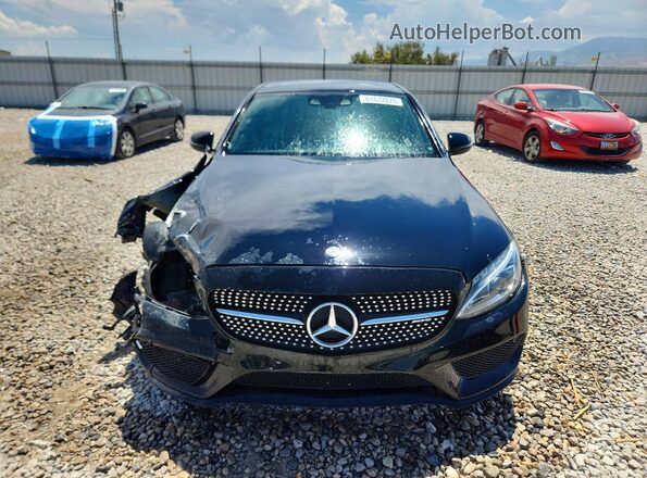55SWF6EB0HU214360 2017 MERCEDES-BENZ C Black Դիմացի տեսք