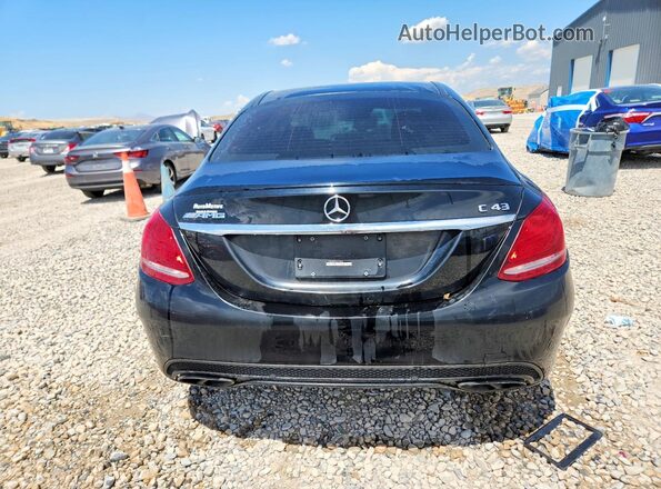 55SWF6EB0HU214360 2017 MERCEDES-BENZ C Black Հետևի տեսք