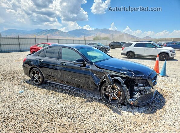 55SWF6EB0HU214360 2017 MERCEDES-BENZ C Black Առջևի աջ