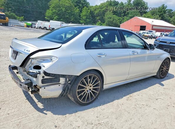 55SWF6EB0JU238793 2018 MERCEDES-BENZ C Gray Tył prawy