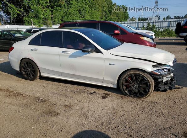 55SWF6EB0JU260941 2018 MERCEDES-BENZ C White წინა მარჯვენა